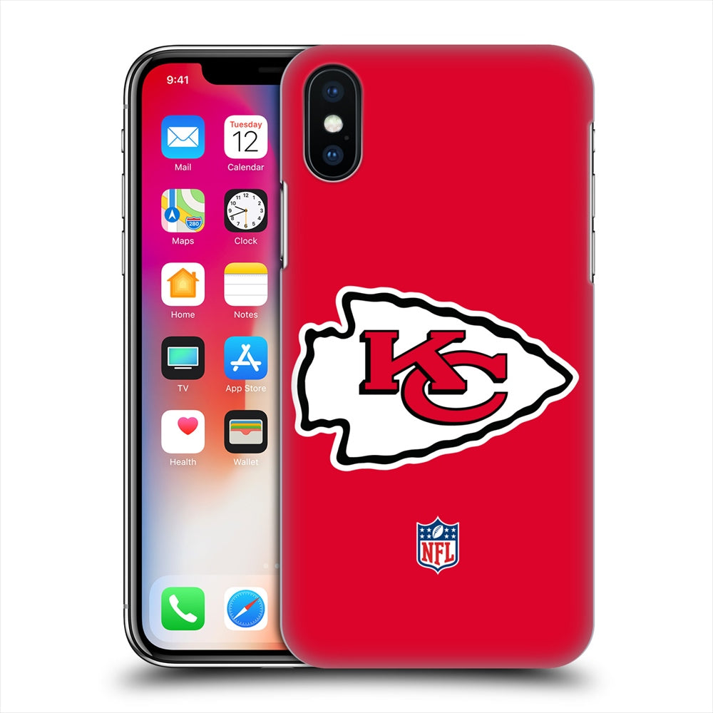 KANSAS CITY CHIEFS（NFL） カンザスシティチーフス - Plain ハード case / Apple iPhoneケース 【公式 / オフィシャル】