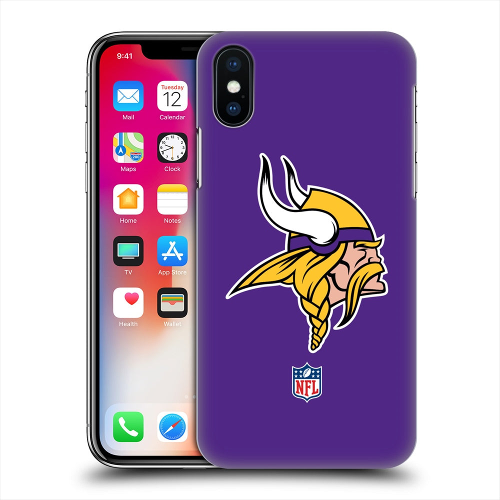 MINNESOTA VIKINGS（NFL） ミネソタバイキングス - Plain ハード case / Apple iPhoneケース 【公式 / オフィシャル】