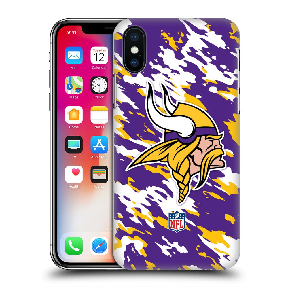 MINNESOTA VIKINGS（NFL） ミネソタバイキングス - Camou ハード case / Apple iPhoneケース 【公式 / オフィシャル】