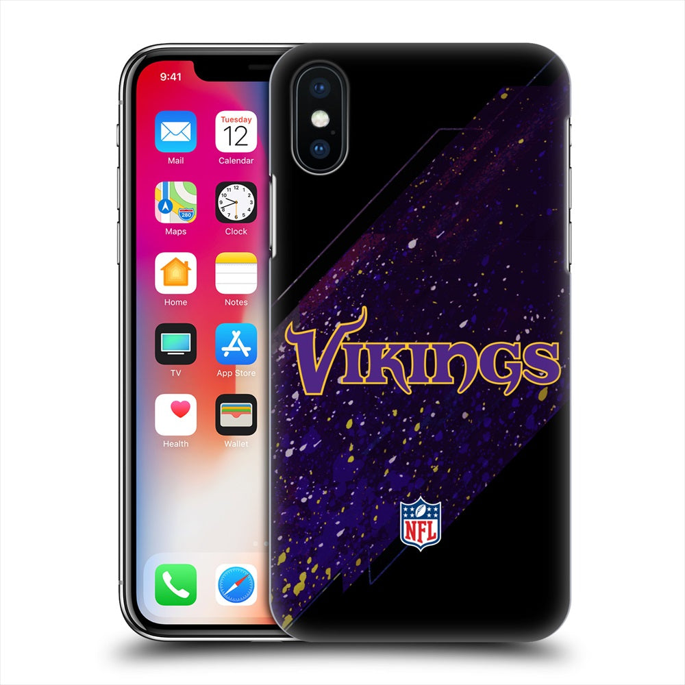 MINNESOTA VIKINGS（NFL） ミネソタバイキングス - Blur ハード case / Apple iPhoneケース 【公式 / オフィシャル】