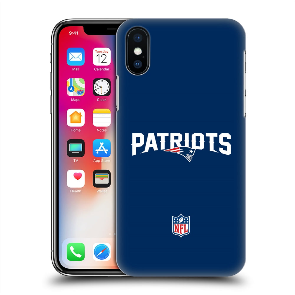 NEW ENGLAND PATRIOTS（NFL） パッツ - Plain ハード case / Apple iPhoneケース 【公式 / オフィシャル】