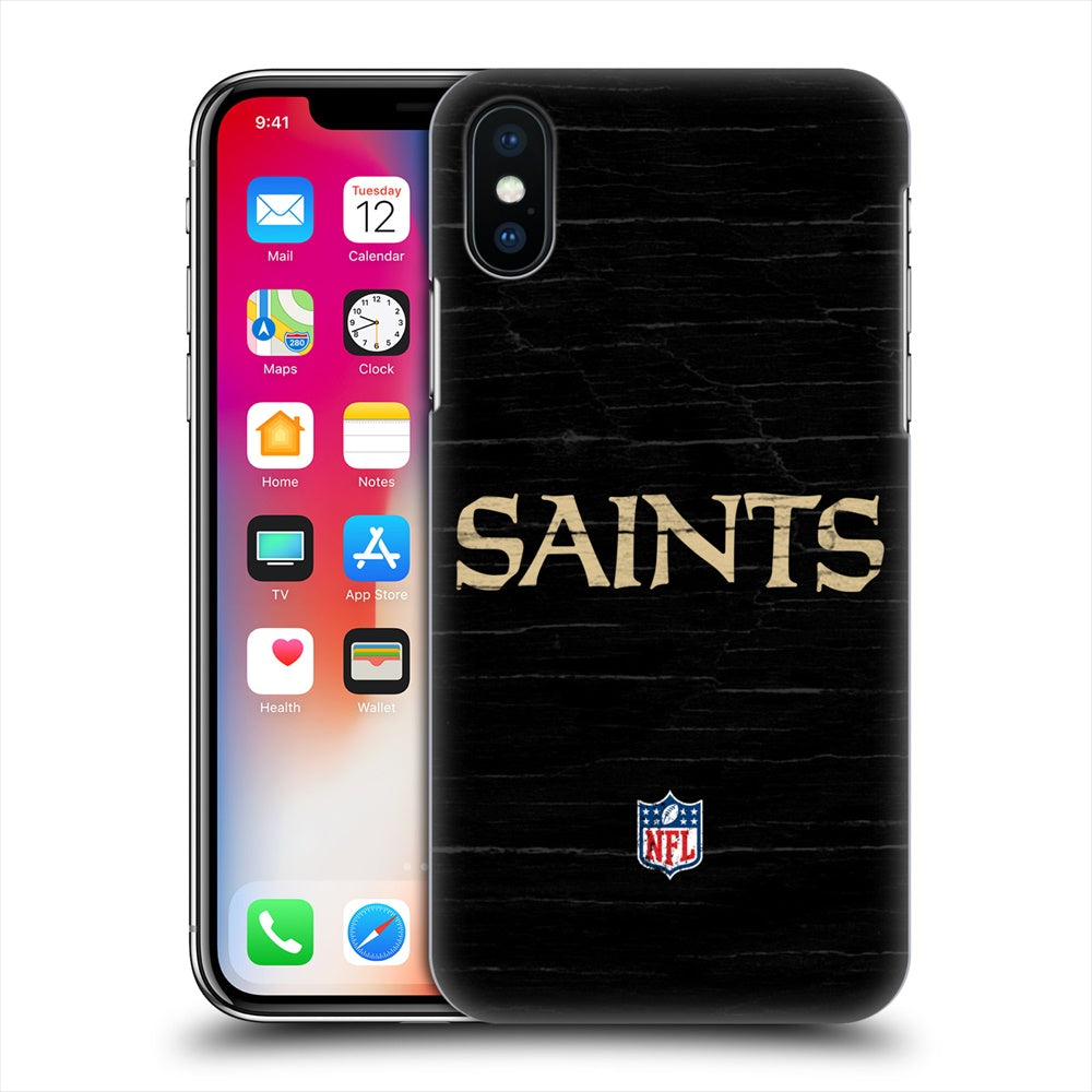 NEW ORLEANS SAINTS（NFL） ニューオーリンズセインツ - Distressed ハード case / Apple iPhoneケース 【公式 / オフィシャル】