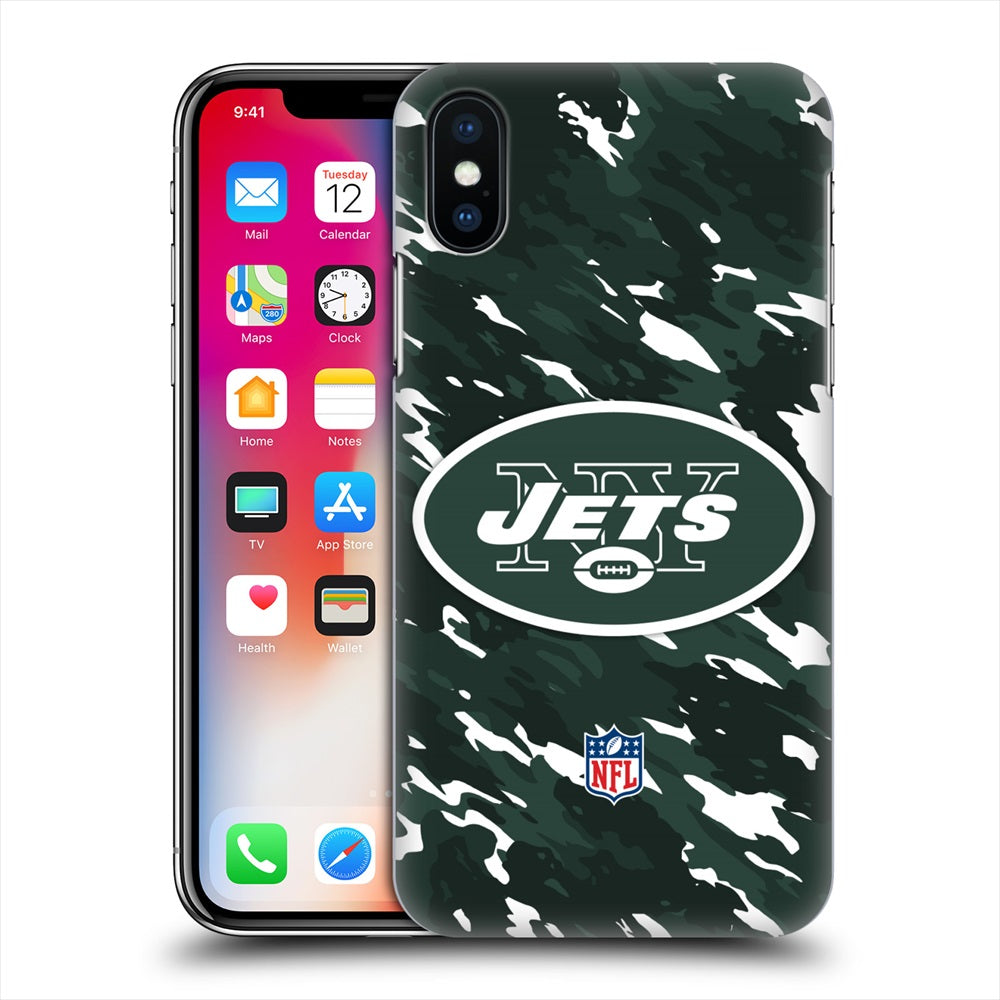 NEW YORK JETS（NFL） ニューヨークジェッツ - Camou ハード case / Apple iPhoneケース 【公式 / オフィシャル】