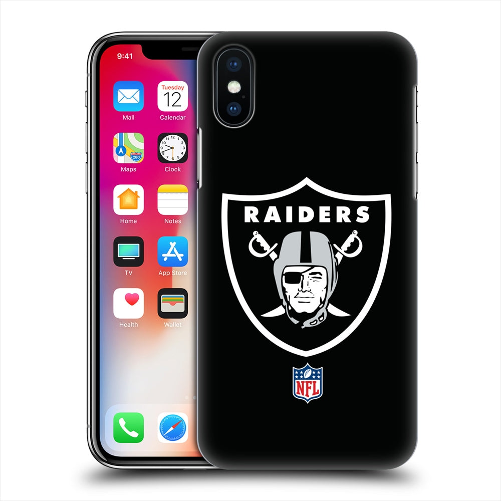 OAKLAND RAIDERS（NFL） オークランドレイダース - Plain ハード case / Apple iPhoneケース 【公式 / オフィシャル】