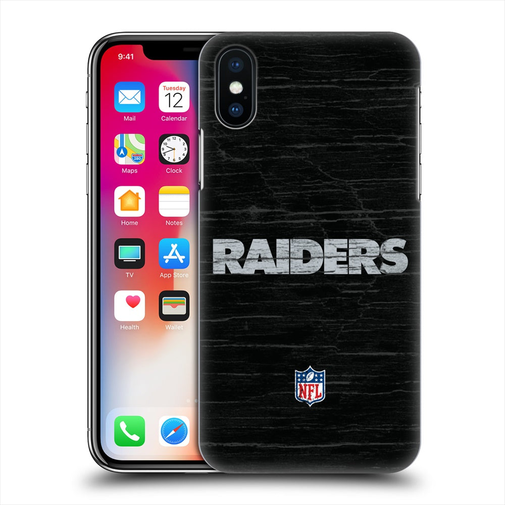 OAKLAND RAIDERS（NFL） オークランドレイダース - Distressed ハード case / Apple iPhoneケース 【公式 / オフィシャル】