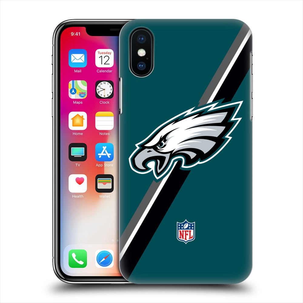 PHILADELPHIA EAGLES（NFL） フィラデルフィアイーグルス - Stripes ハード case / Apple iPhoneケース 【公式 / オフィシャル】