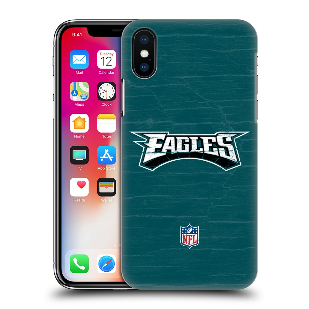 PHILADELPHIA EAGLES（NFL） フィラデルフィアイーグルス - Distressed ハード case / Apple iPhoneケース 【公式 / オフィシャル】