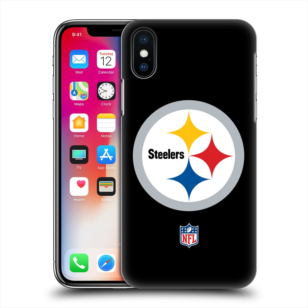 PITTSBURGH STEELERS（NFL） ピッツバーグスティーラーズ - Plain ハード case / Apple iPhoneケース 【公式 / オフィシャル】