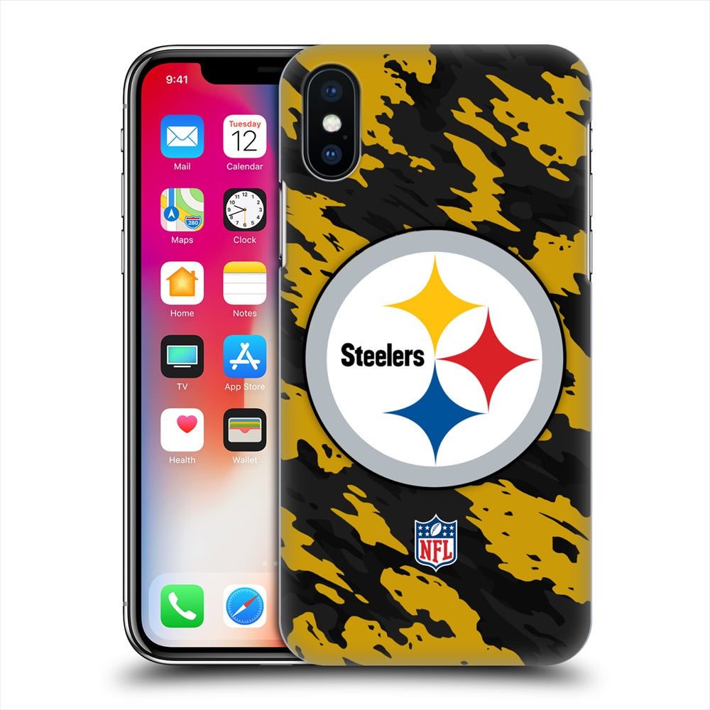 PITTSBURGH STEELERS（NFL） ピッツバーグスティーラーズ - Camou ハード case / Apple iPhoneケース 【公式 / オフィシャル】