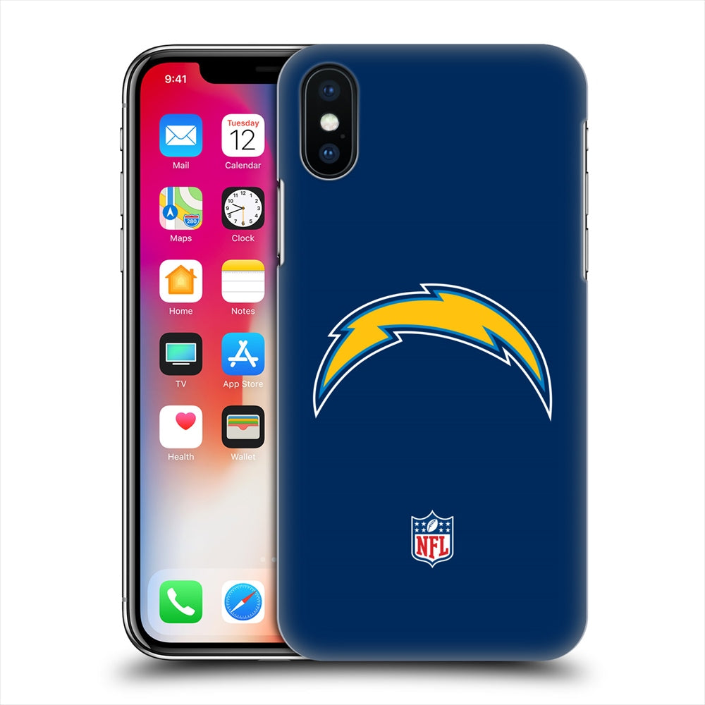 LOS ANGELES CHARGERS（NFL） ロサンゼルスチャージャーズ - Plain ハード case / Apple iPhoneケース 【公式 / オフィシャル】