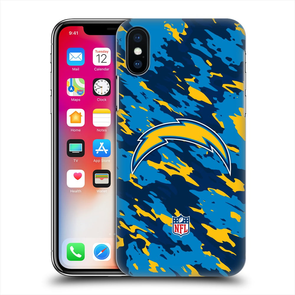 LOS ANGELES CHARGERS（NFL） ロサンゼルスチャージャーズ - Camou ハード case / Apple iPhoneケース 【公式 / オフィシャル】