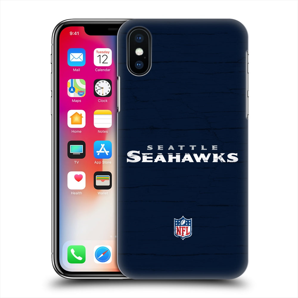 SEATTLE SEAHAWKS（NFL） シアトルシーホークス - Distressed ハード case / Apple iPhoneケース 【公式 / オフィシャル】