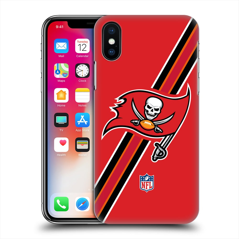 TAMPA BAY BUCCANEERS（NFL） バックス - Stripes ハード case / Apple iPhoneケース 【公式 / オフィシャル】