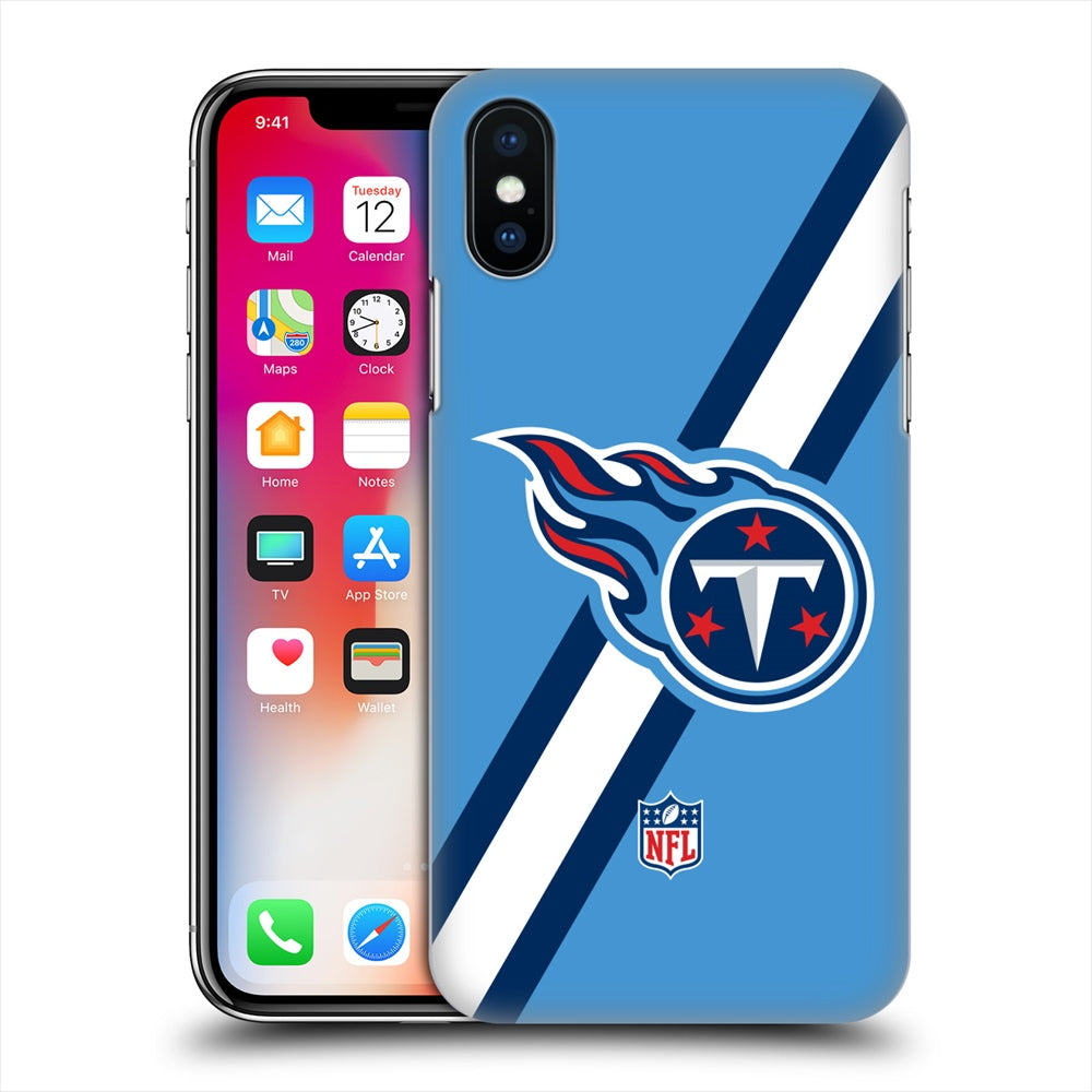 TENNESSEE TITANS（NFL） テネシータイタンズ - Stripes ハード case / Apple iPhoneケース 【公式 / オフィシャル】