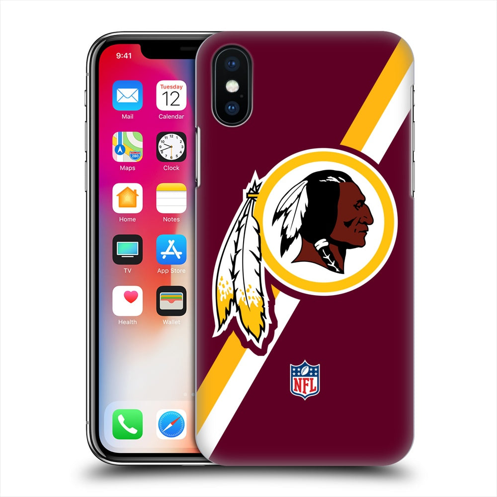 WASHINGTON REDSKINS（NFL） ワシントンレッドスキンズ - Stripes ハード case / Apple iPhoneケース 【公式 / オフィシャル】