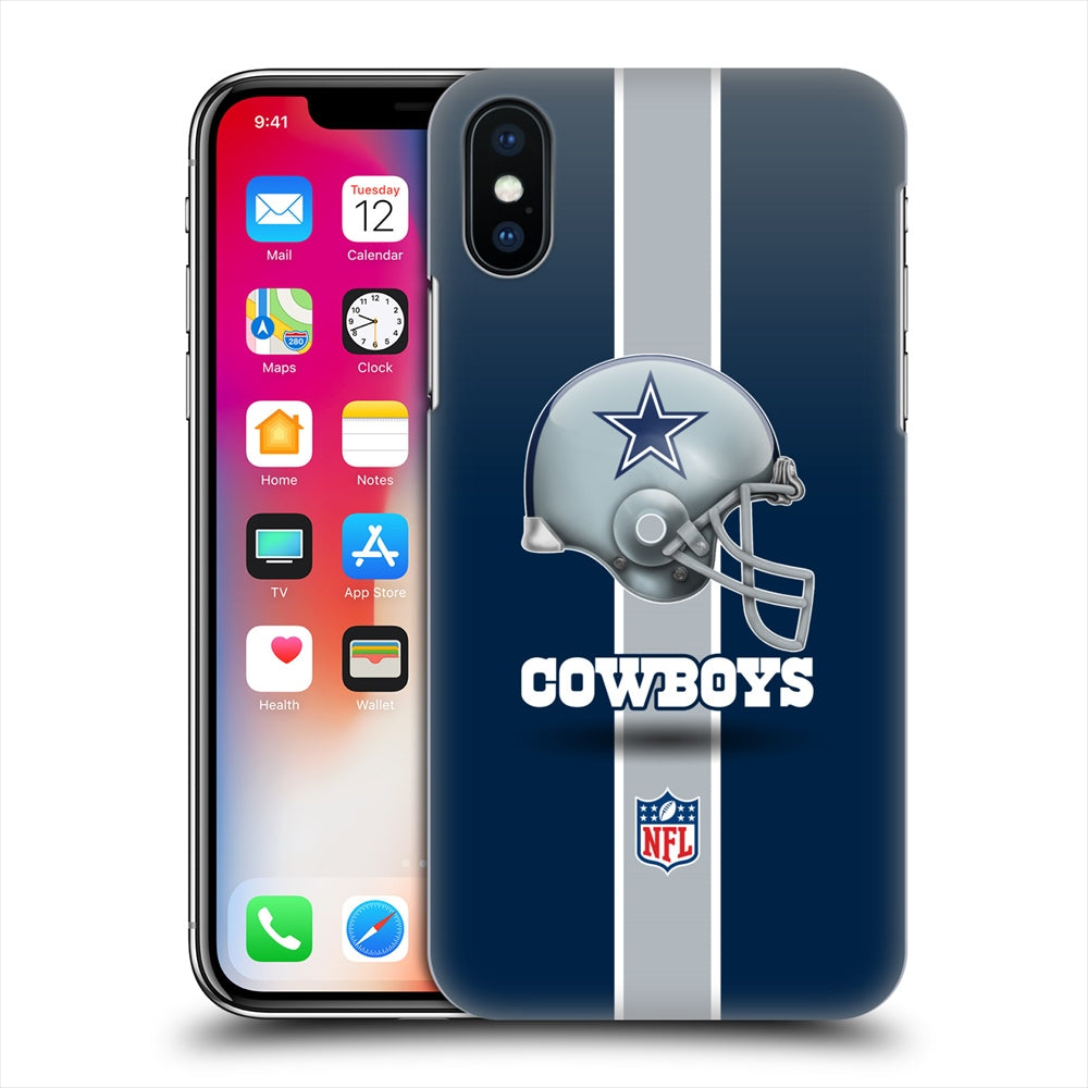 DALLAS COWBOYS（NFL） ダラスカウボーイズ - Helmet ハード case / Apple iPhoneケース 【公式 / オフィシャル】