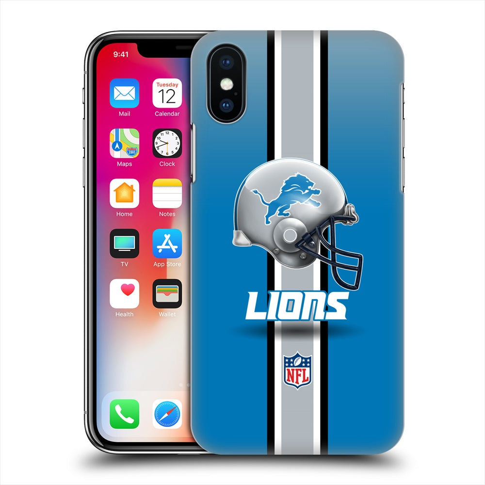 DETROIT LIONS（NFL） デトロイトライオンズ - Helmet ハード case / Apple iPhoneケース 【公式 / オフィシャル】