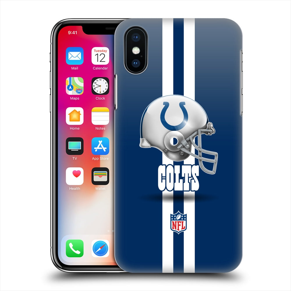 INDIANAPOLIS COLTS（NFL） インディアナポリスコルツ - Helmet ハード case / Apple iPhoneケース 【公式 / オフィシャル】