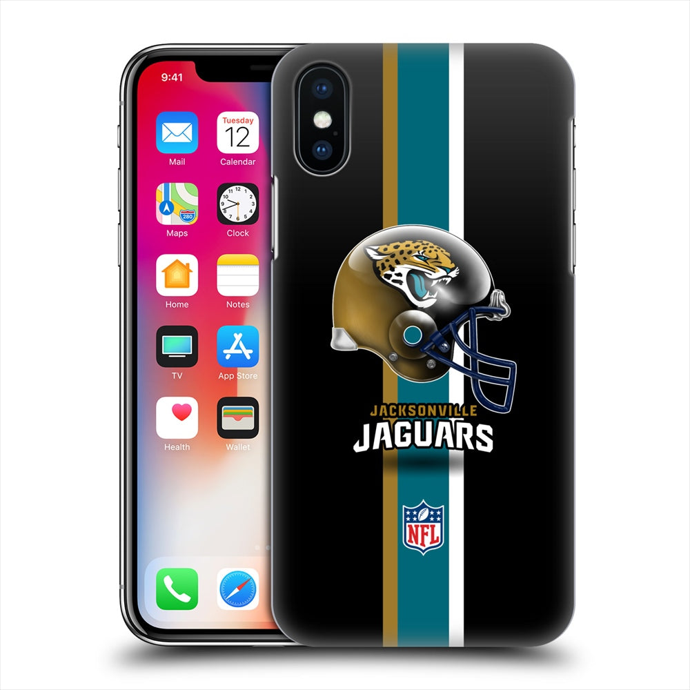 JACKSONVILLE JAGUARS（NFL） ジャクソンビルジャガーズ - Helmet ハード case / Apple iPhoneケース 【公式 / オフィシャル】