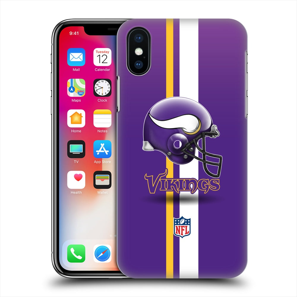 MINNESOTA VIKINGS（NFL） ミネソタバイキングス - Helmet ハード case / Apple iPhoneケース 【公式 / オフィシャル】