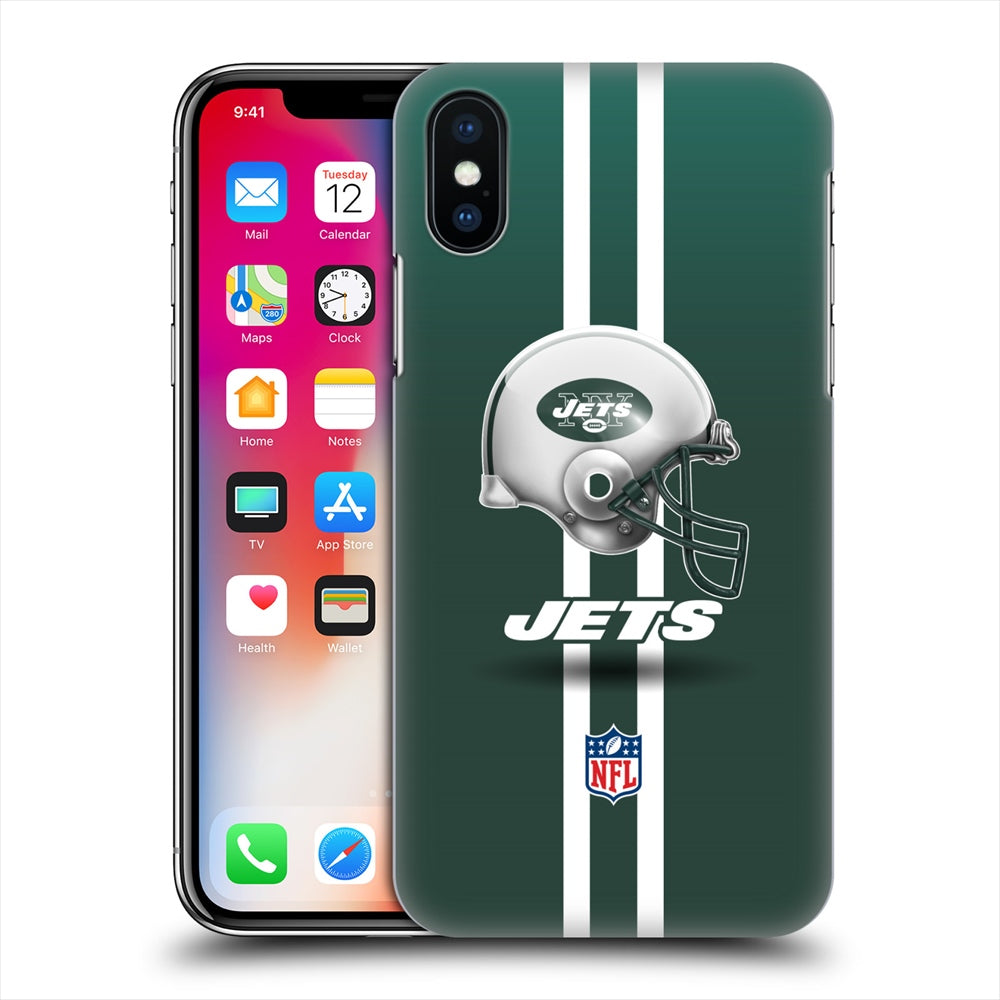 NEW YORK JETS（NFL） ニューヨークジェッツ - Helmet ハード case / Apple iPhoneケース 【公式 / オフィシャル】