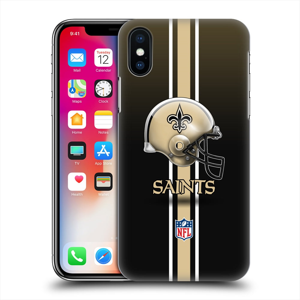 NEW ORLEANS SAINTS（NFL） ニューオーリンズセインツ - Helmet ハード case / Apple iPhoneケース 【公式 / オフィシャル】