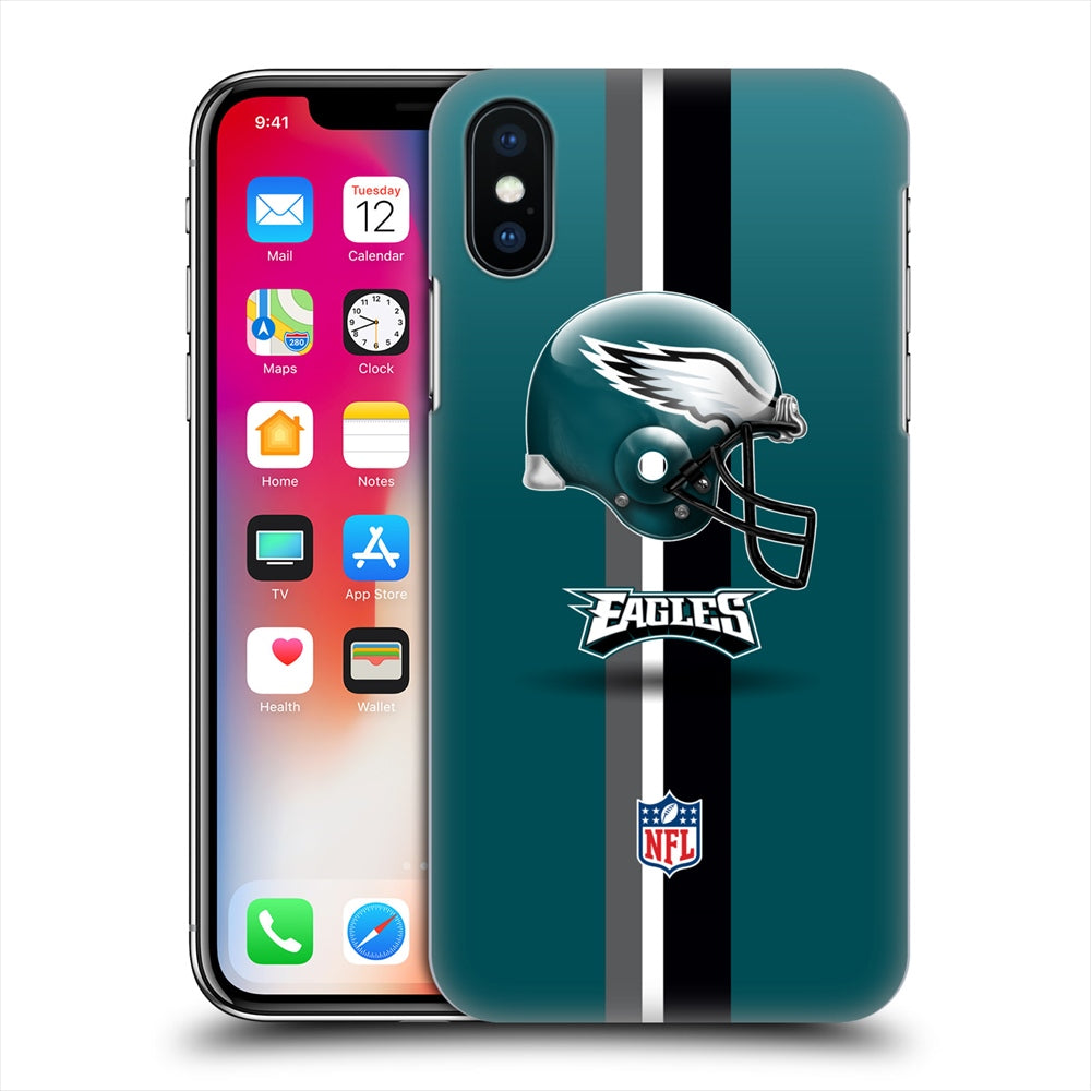 PHILADELPHIA EAGLES（NFL） フィラデルフィアイーグルス - Helmet ハード case / Apple iPhoneケース 【公式 / オフィシャル】