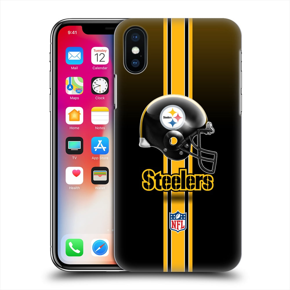 PITTSBURGH STEELERS（NFL） ピッツバーグスティーラーズ - Helmet ハード case / Apple iPhoneケース 【公式 / オフィシャル】