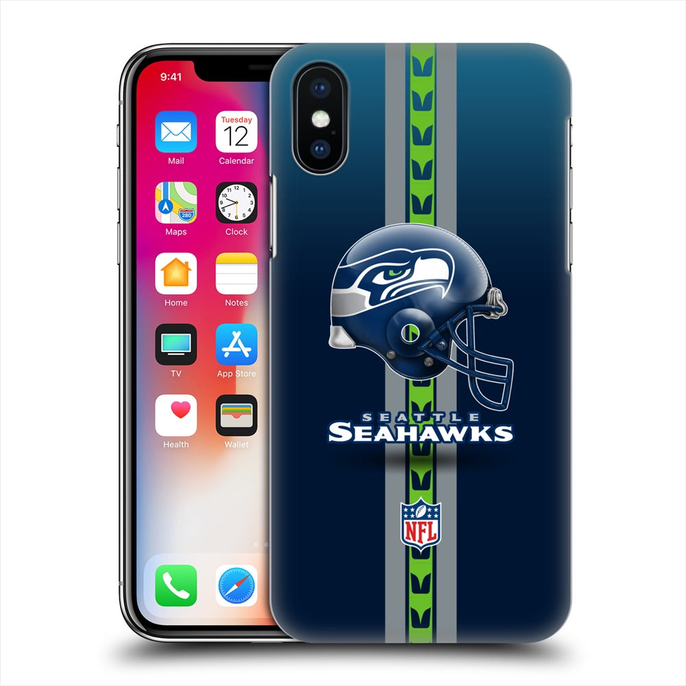 SEATTLE SEAHAWKS（NFL） シアトルシーホークス - Helmet ハード case / Apple iPhoneケース 【公式 / オフィシャル】