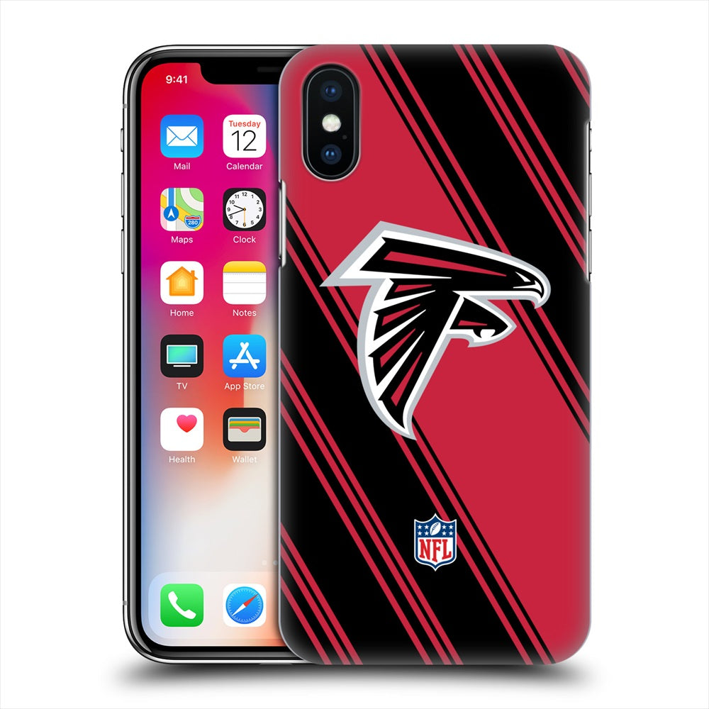 ATLANTA FALCONS（NFL） アトランタファルコンズ - 2017/18 / Stripes ハード case / Apple iPhoneケース 【公式 / オフィシャル】