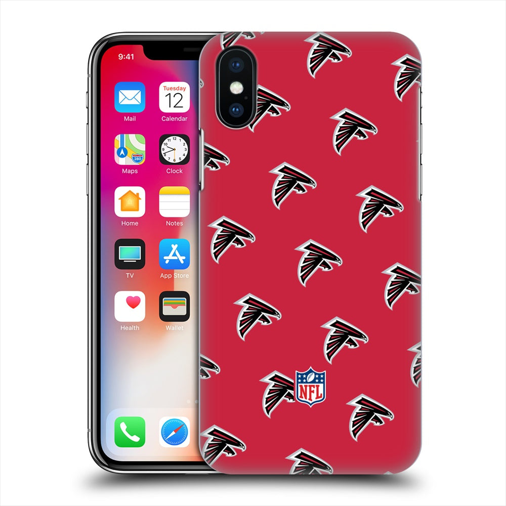 ATLANTA FALCONS（NFL） アトランタファルコンズ - Patterns ハード case / Apple iPhoneケース 【公式 / オフィシャル】