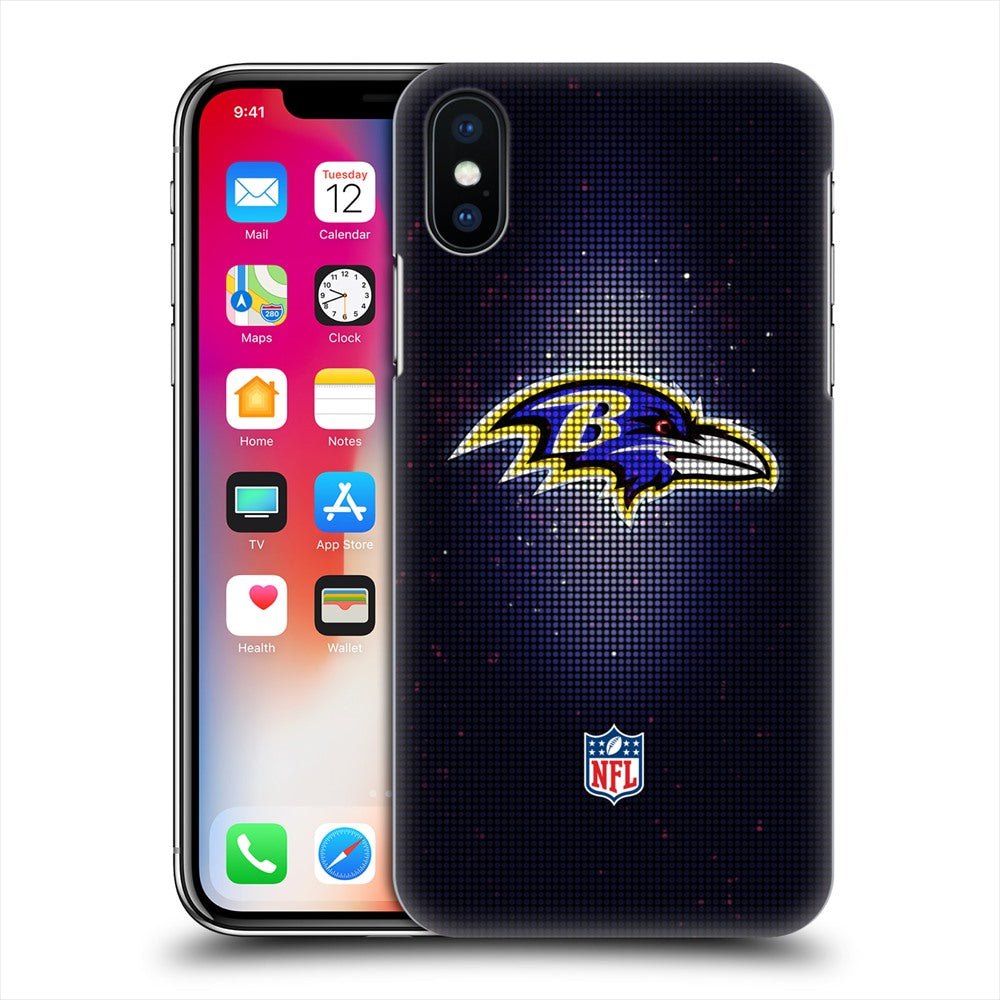 BALTIMORE RAVENS（NFL） ボルチモアレイブンズ - LED ハード case / Apple iPhoneケース 【公式 / オフィシャル】