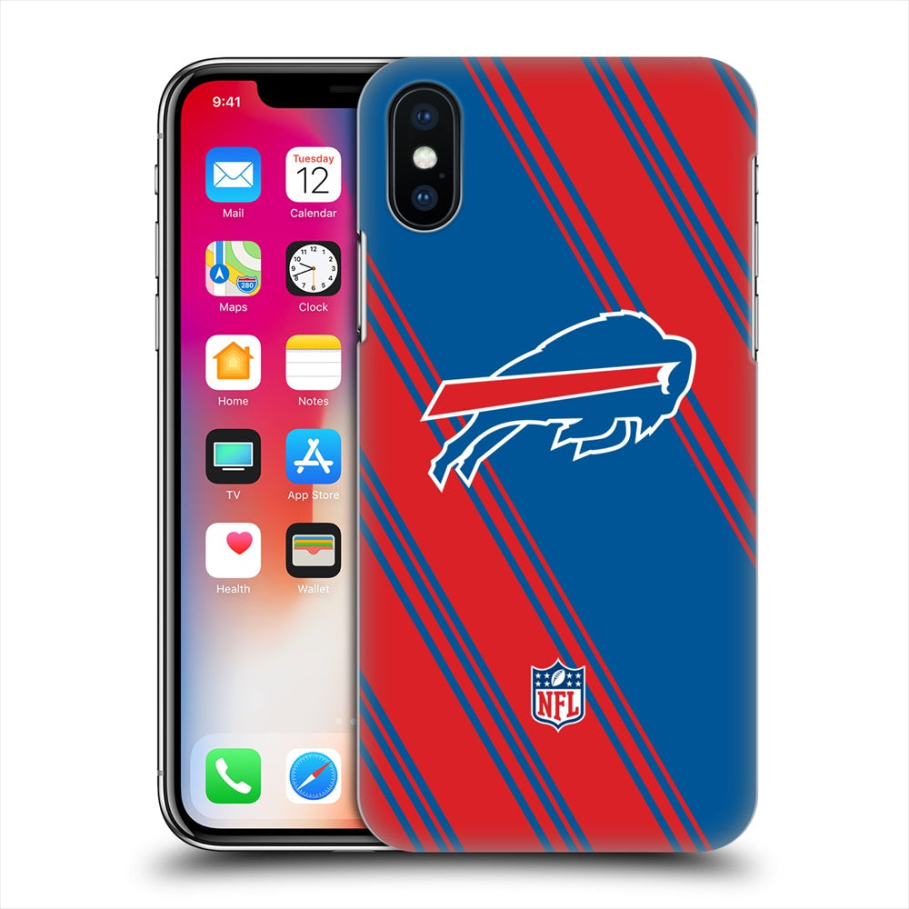 BUFFALO BILLS（NFL） バッファロービルズ - 2017/18 / Stripes ハード case / Apple iPhoneケース 【公式 / オフィシャル】