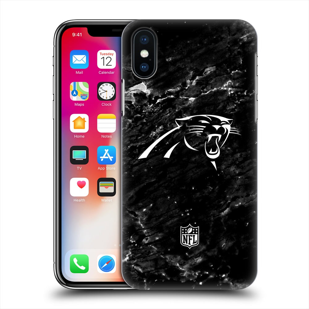 CAROLINA PANTHERS（NFL） カロライナパンサーズ - Marble ハード case / Apple iPhoneケース 【公式 / オフィシャル】