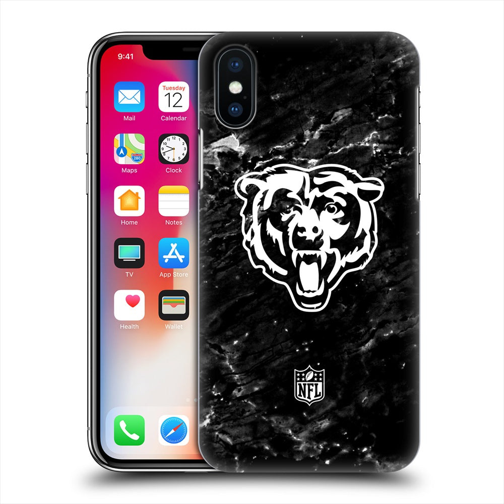 CHICAGO BEARS（NFL） シカゴベアーズ - Marble ハード case / Apple iPhoneケース 【公式 / オフィシャル】