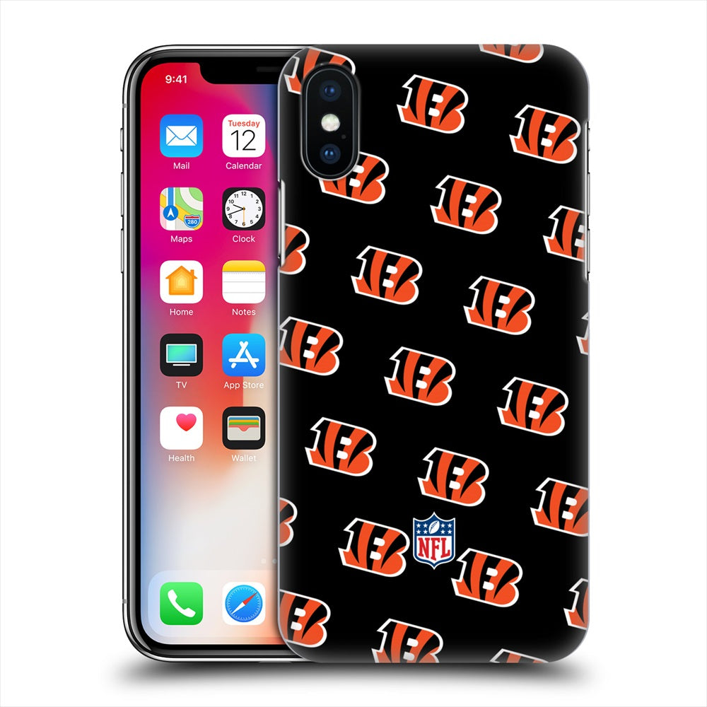 CINCINNATI BENGALS（NFL） シンシナティベンガルズ - Patterns ハード case / Apple iPhoneケース 【公式 / オフィシャル】