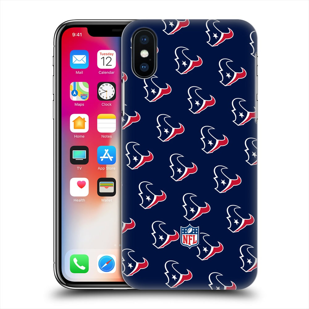 HOUSTON TEXANS（NFL） ヒューストンテキサンズ - Patterns ハード case / Apple iPhoneケース 【公式 / オフィシャル】