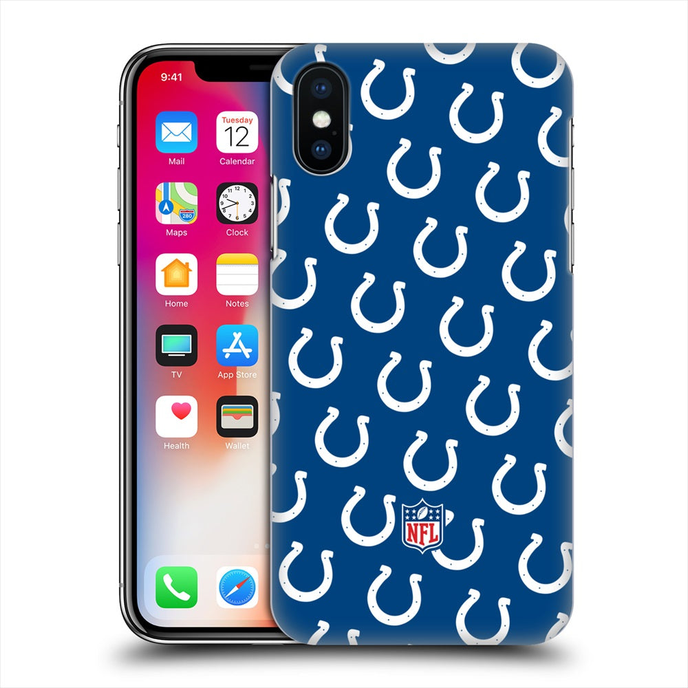 INDIANAPOLIS COLTS（NFL） インディアナポリスコルツ - Patterns ハード case / Apple iPhoneケース 【公式 / オフィシャル】