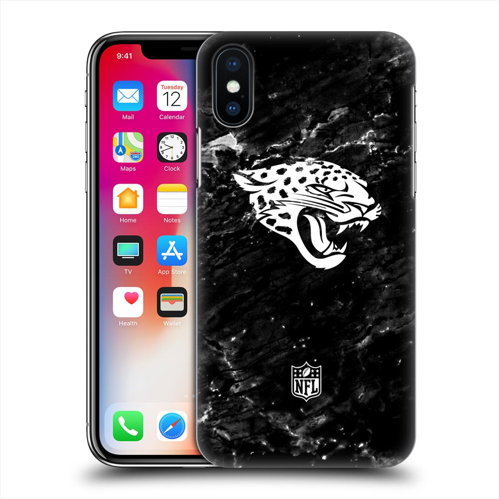 JACKSONVILLE JAGUARS（NFL） ジャクソンビルジャガーズ - Marble ハード case / Apple iPhoneケース 【公式 / オフィシャル】