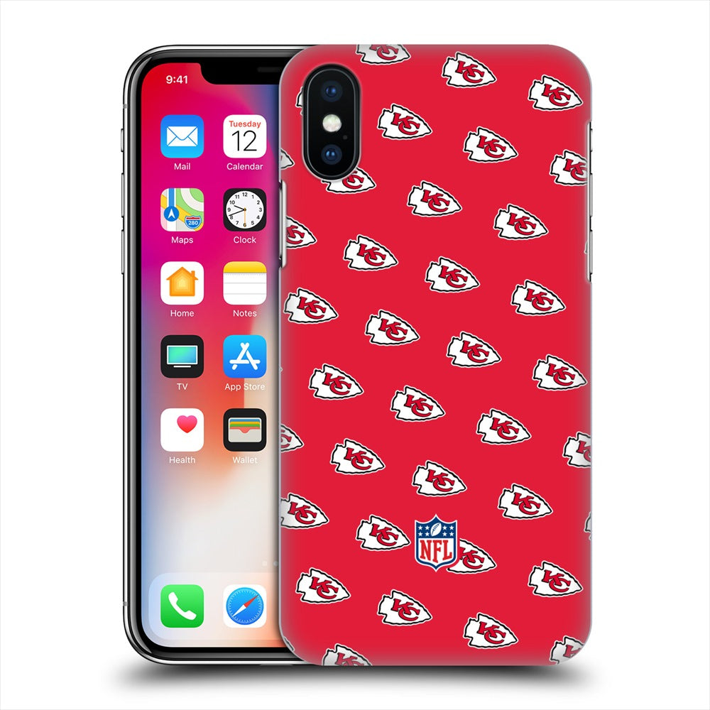 KANSAS CITY CHIEFS（NFL） カンザスシティチーフス - Patterns ハード case / Apple iPhoneケース 【公式 / オフィシャル】