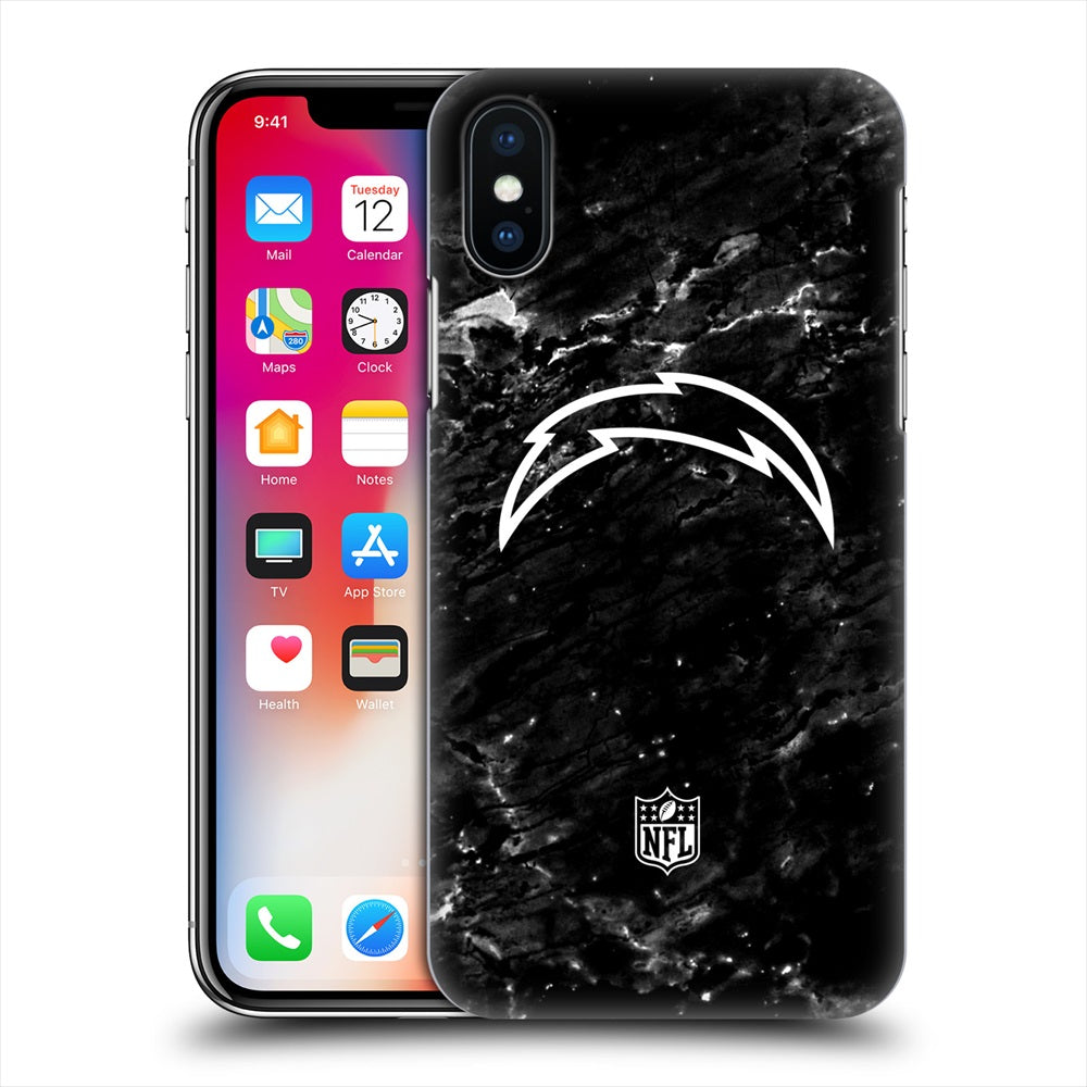 LOS ANGELES CHARGERS（NFL） ロサンゼルスチャージャーズ - Marble ハード case / Apple iPhoneケース 【公式 / オフィシャル】