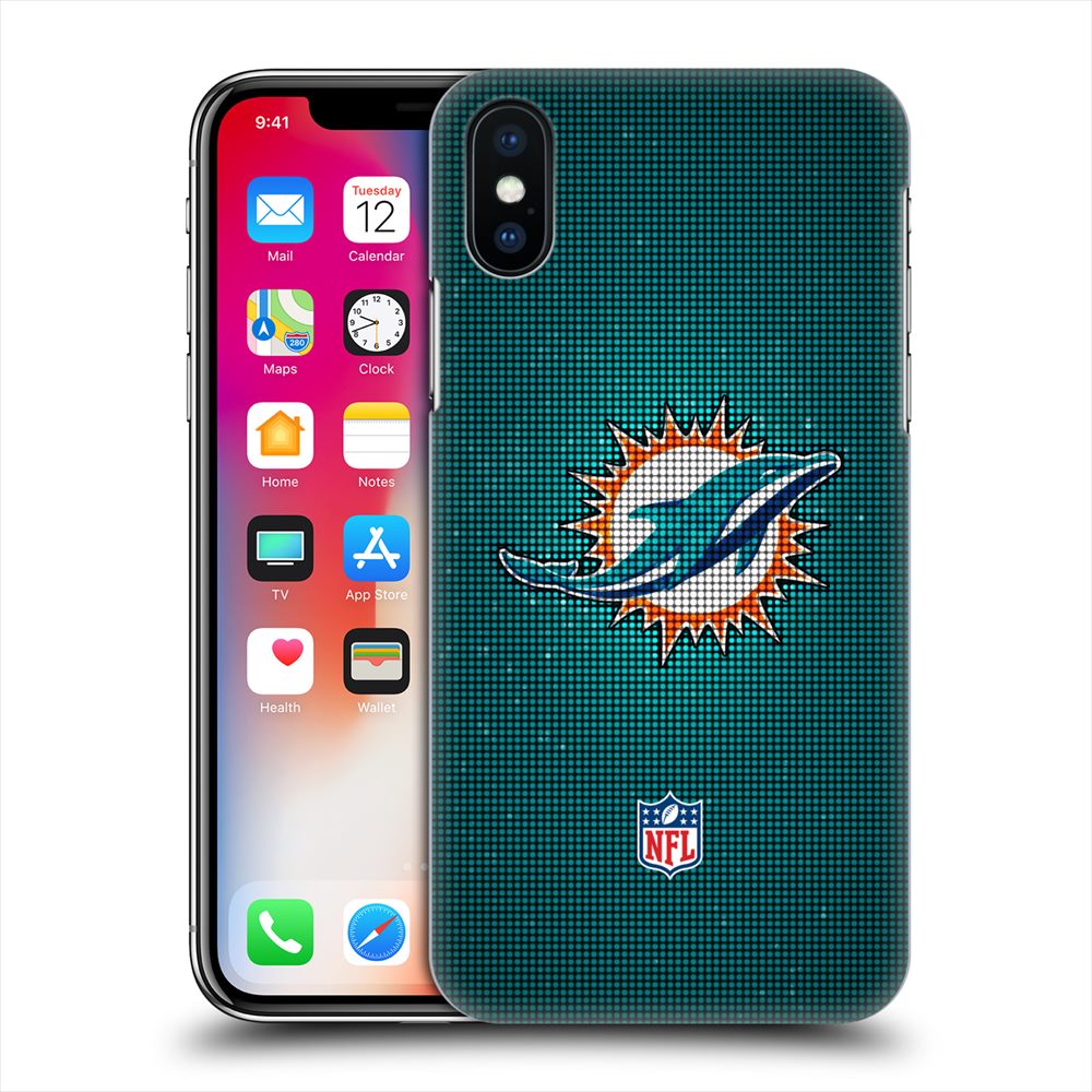 MIAMI DOLPHINS（NFL） マイアミドルフィンズ - LED ハード case / Apple iPhoneケース 【公式 / オフィシャル】