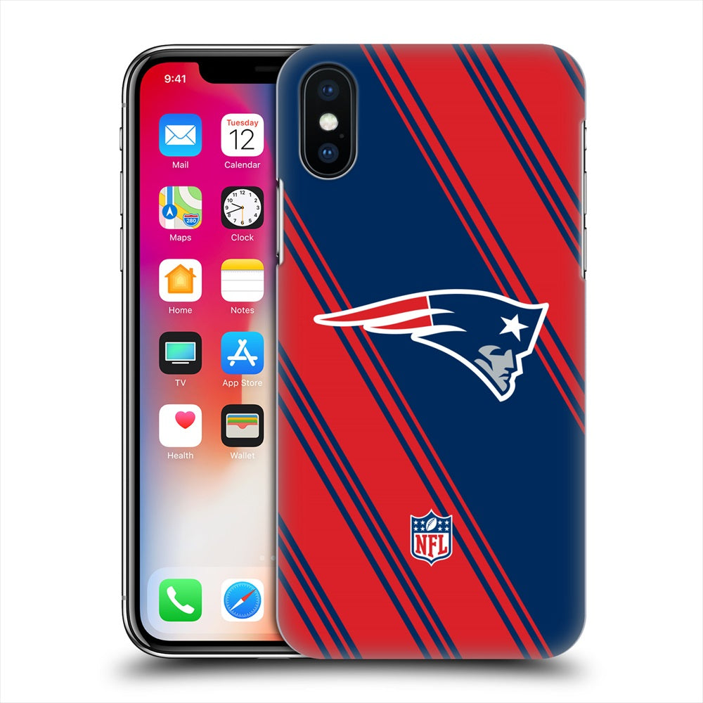 NEW ENGLAND PATRIOTS（NFL） パッツ - Stripes ハード case / Apple iPhoneケース 【公式 / オフィシャル】