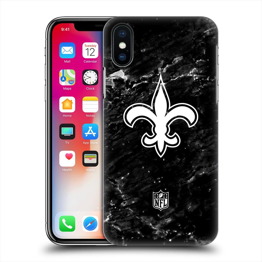 NEW ORLEANS SAINTS（NFL） ニューオーリンズセインツ - Marble ハード case / Apple iPhoneケース 【公式 / オフィシャル】