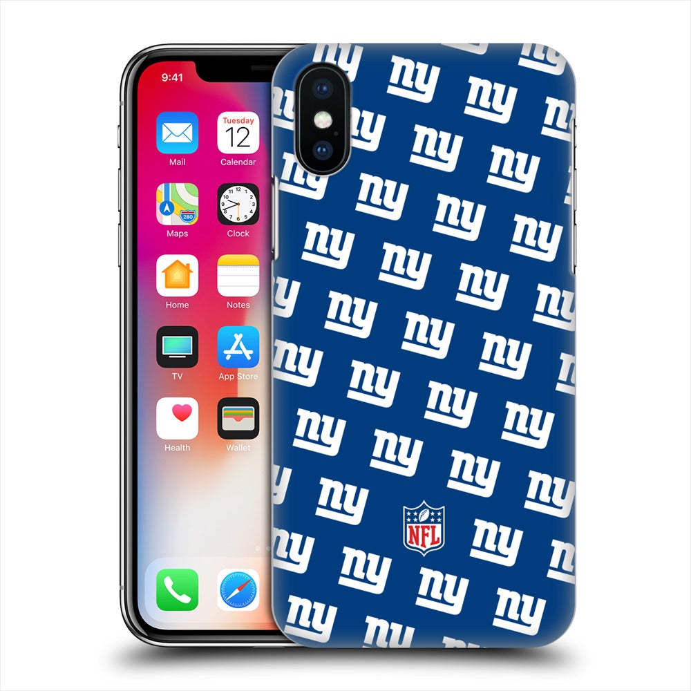 NEW YORK GIANTS（NFL） ニューヨークジャイアンツ - Patterns ハード case / Apple iPhoneケース 【公式 / オフィシャル】