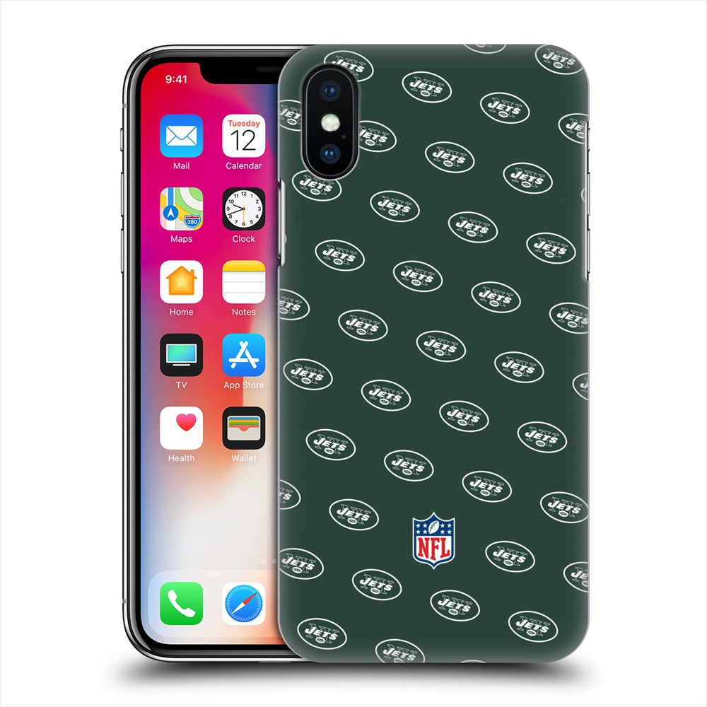 NEW YORK JETS（NFL） ニューヨークジェッツ - Patterns ハード case / Apple iPhoneケース 【公式 / オフィシャル】