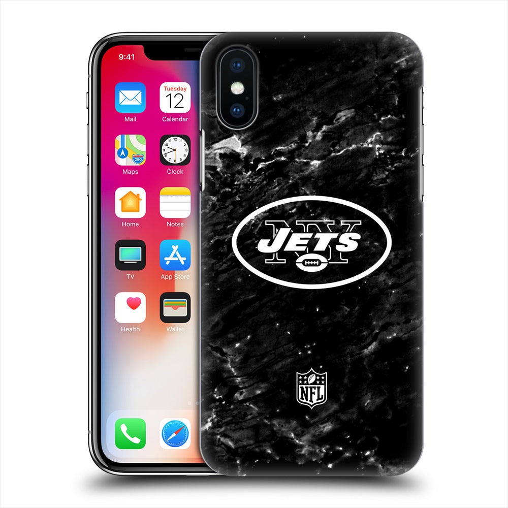 NEW YORK JETS（NFL） ニューヨークジェッツ - Marble ハード case / Apple iPhoneケース 【公式 / オフィシャル】