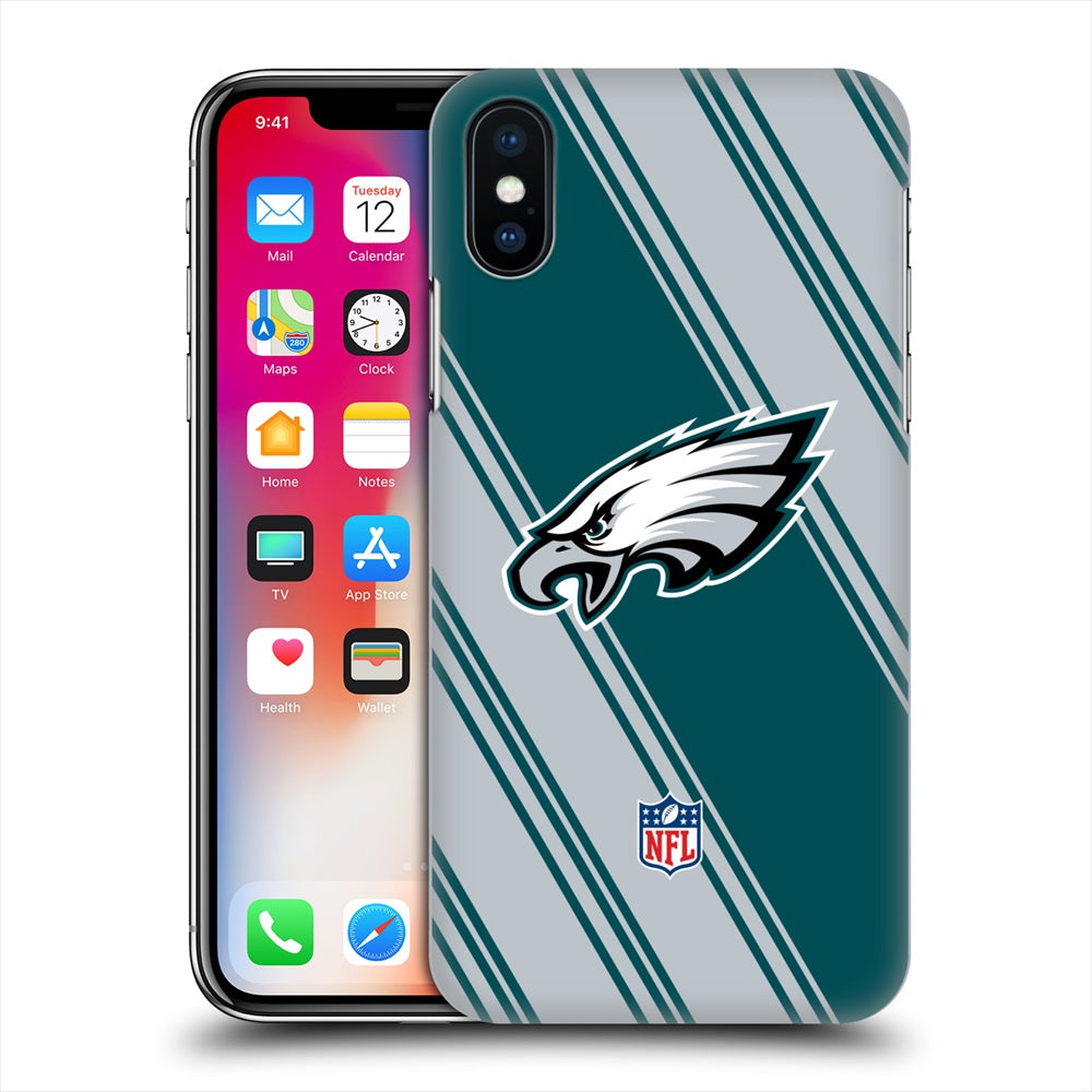 PHILADELPHIA EAGLES（NFL） フィラデルフィアイーグルス - Stripes ハード case / Apple iPhoneケース 【公式 / オフィシャル】