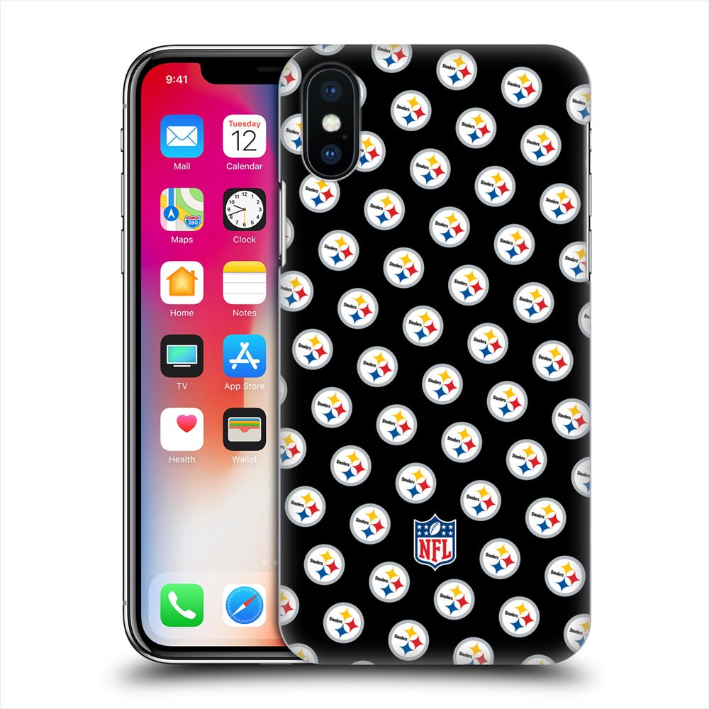 PITTSBURGH STEELERS（NFL） ピッツバーグスティーラーズ - Patterns ハード case / Apple iPhoneケース 【公式 / オフィシャル】