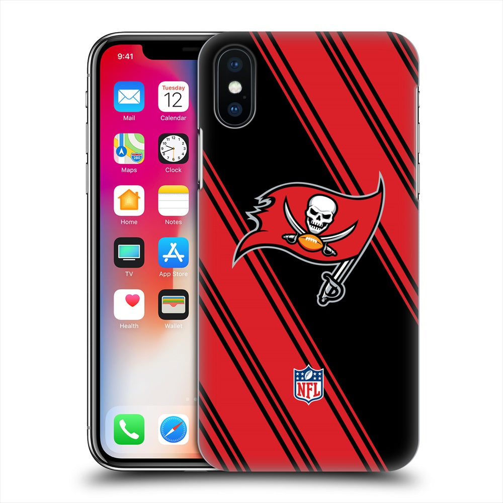 TAMPA BAY BUCCANEERS（NFL） バックス - Stripes ハード case / Apple iPhoneケース 【公式 / オフィシャル】